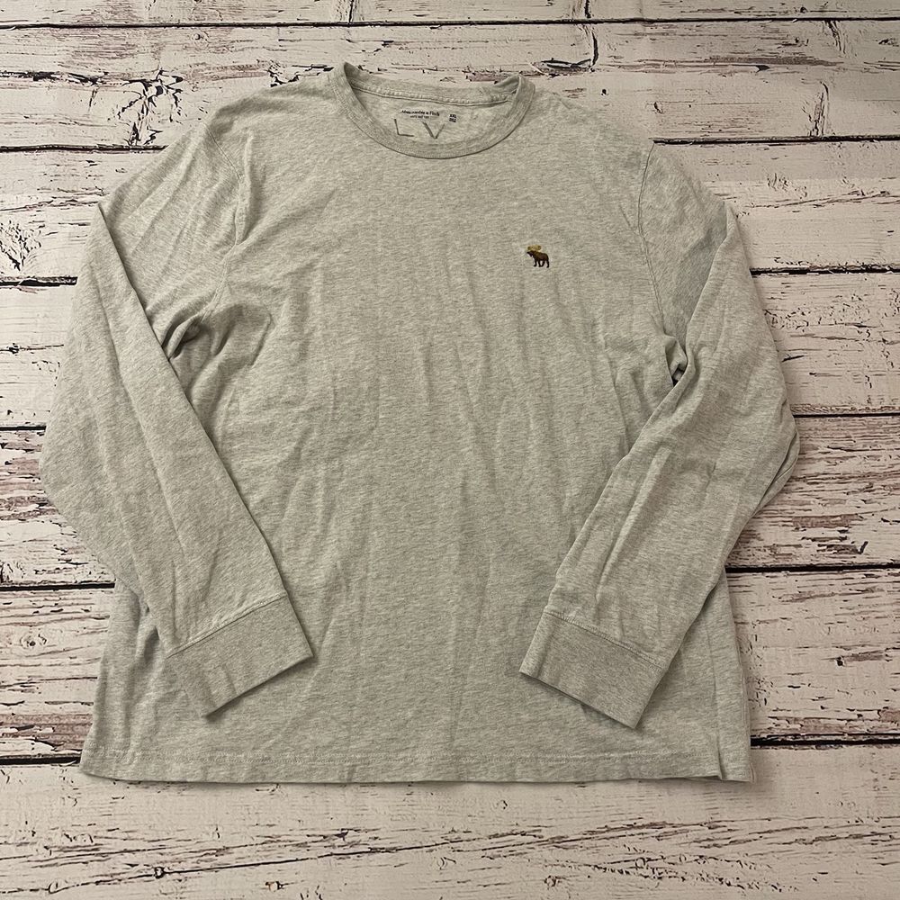 Abercrombie & Fitch Soft A&F Tee Men's 2XL Long Sleeve Casual